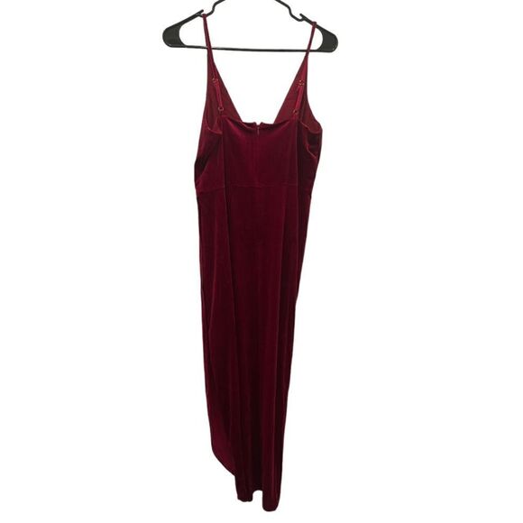 Yumi Kim Felicity Velvet Sleeveless Midi Dress in Wine.Size M - Picture 7 of 16